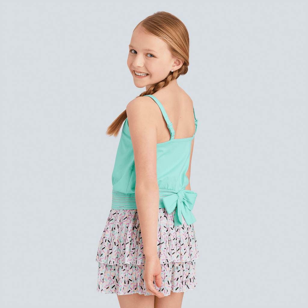 Minty Sweet Tank Top for Girls D7