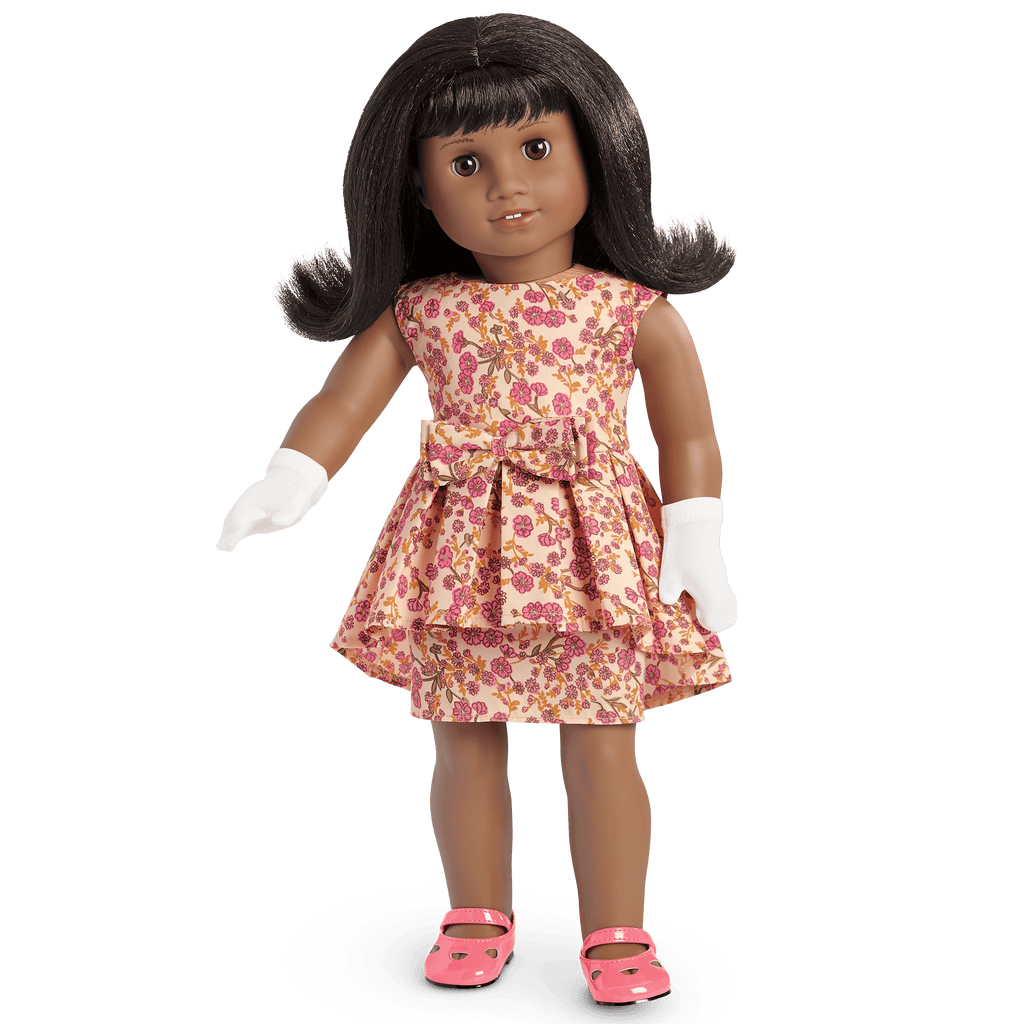 Melody’s™ Fancy Floral Dress for 18-inch Dolls (Historical Characters) C4