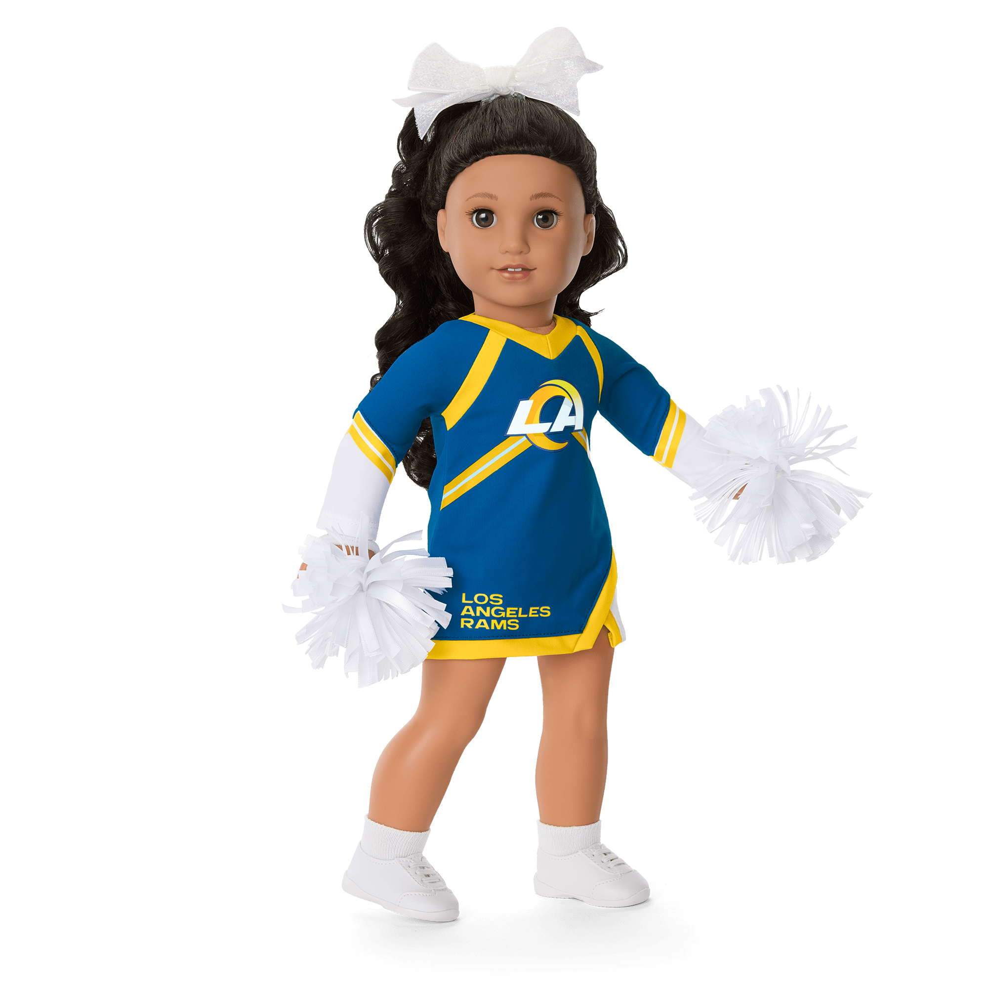 American Girl® x NFL Los Angeles Rams Cheer Uniform for 18-inch Dolls E6