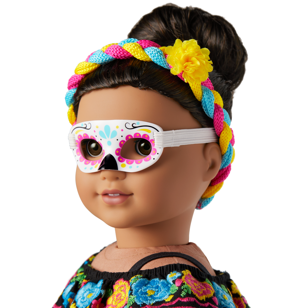 Día de Muertos Celebration Outfit for 18-inch Dolls E7