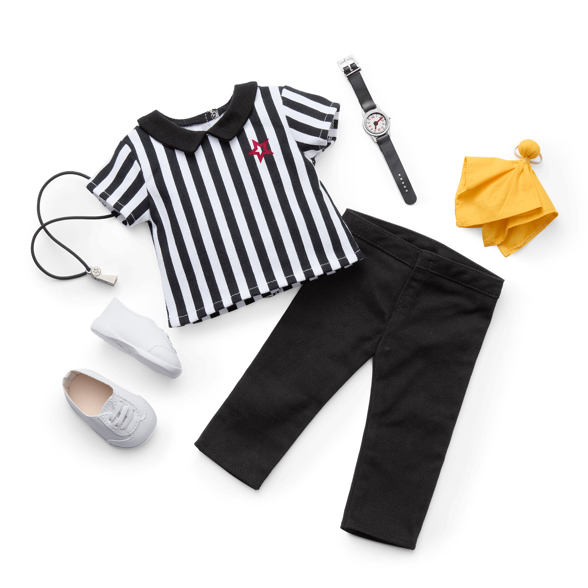 Referee Outfit for 18-inch Dolls E1