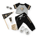 American Girl® x NFL New Orleans Saints Fan Outfit & Accessories for 18-inch Dolls F1