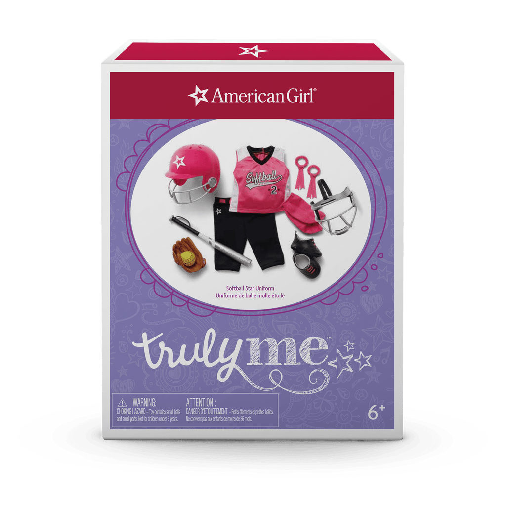 Softball Star Uniform for 18-inch Dolls E3