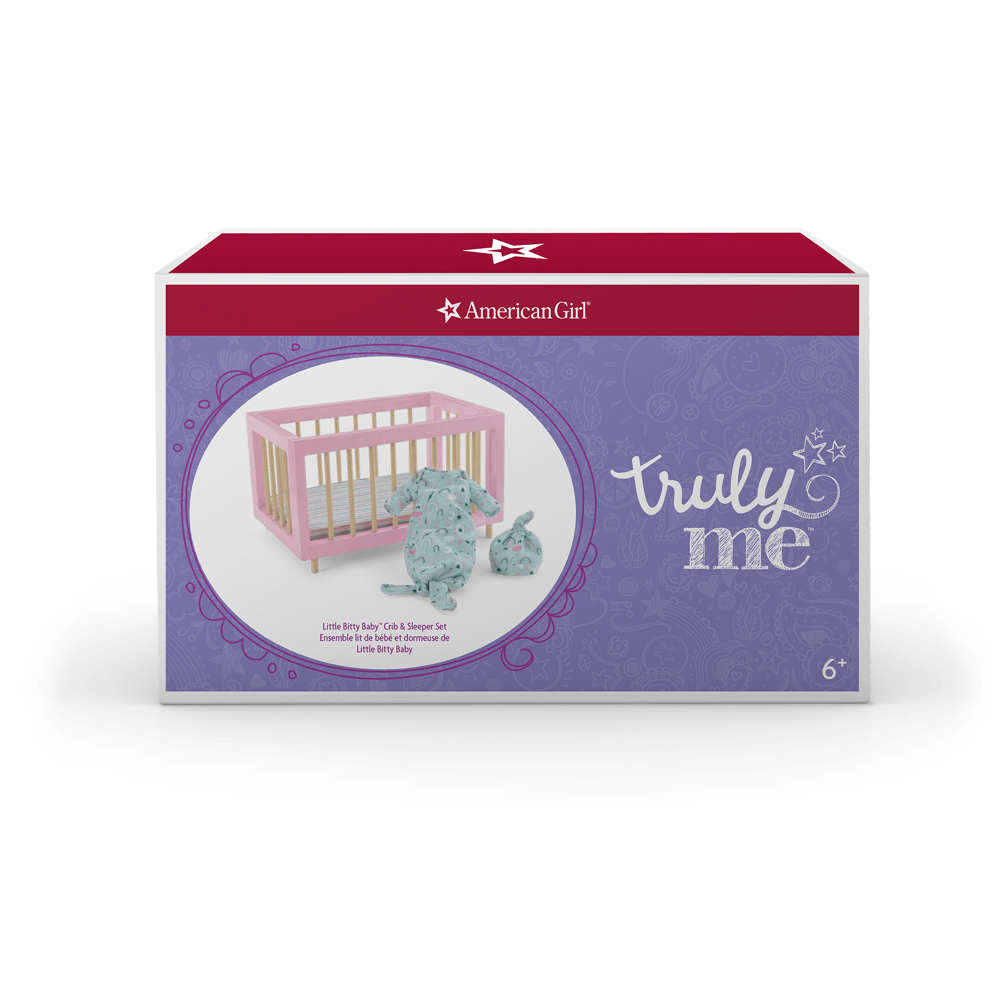 Little Bitty Baby™ Crib & Sleeper Set for 7.75-inch Dolls D2