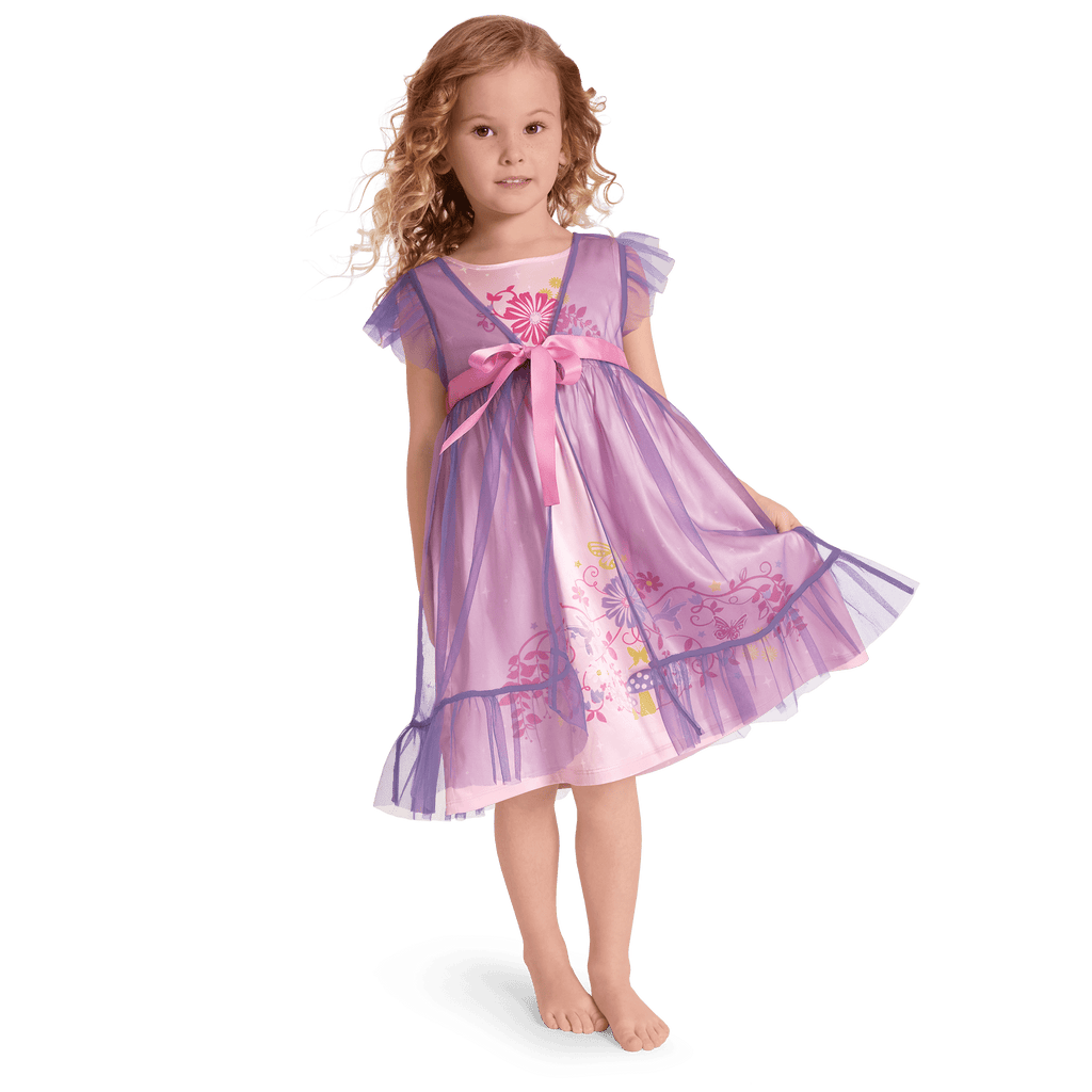 Royal Ruffles Nightie & Robe for Little Girls E8