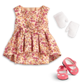 Melody’s™ Fancy Floral Dress for 18-inch Dolls (Historical Characters) C4