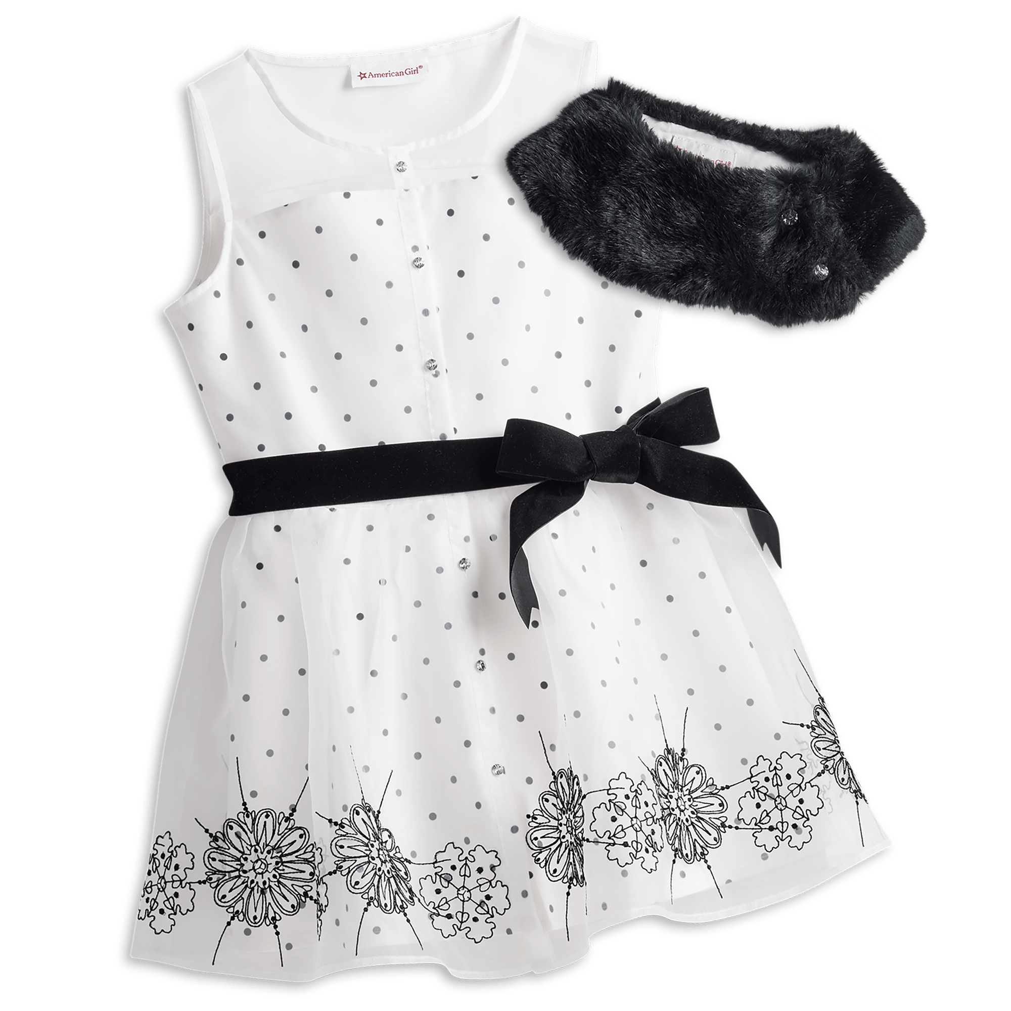 Let It Snow Tunic for Girls F6