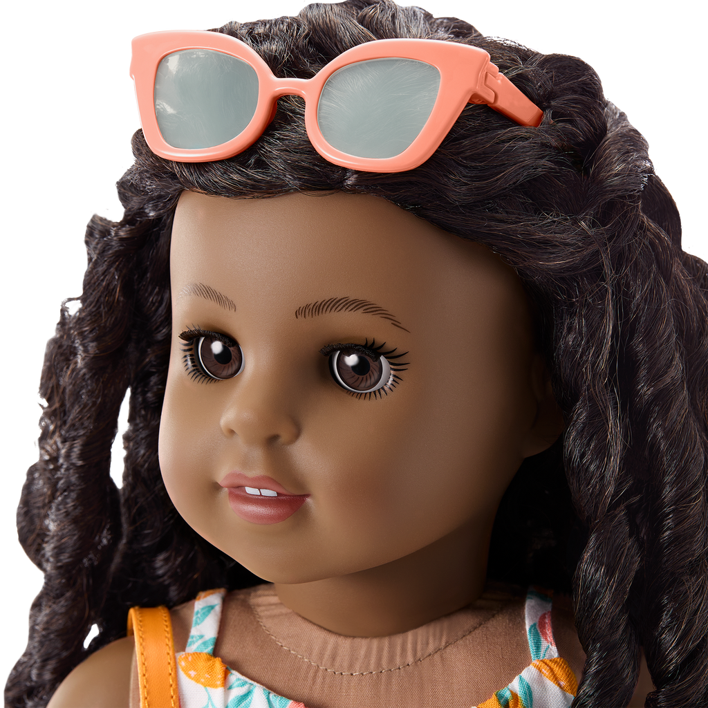 Orange You Glad It's Summer Outfit for 18-inch Dolls F8