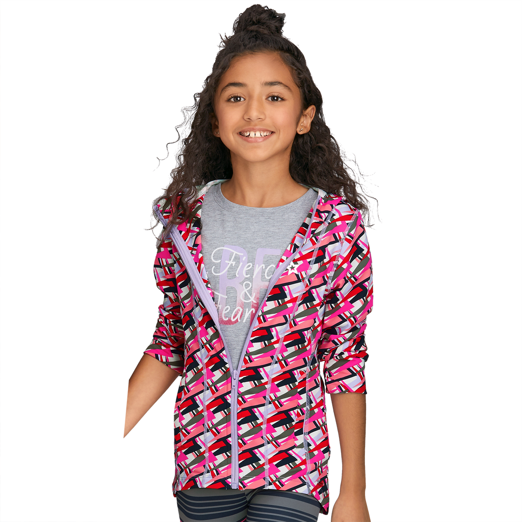 Feeling Fierce Print Jacket for Girls C4