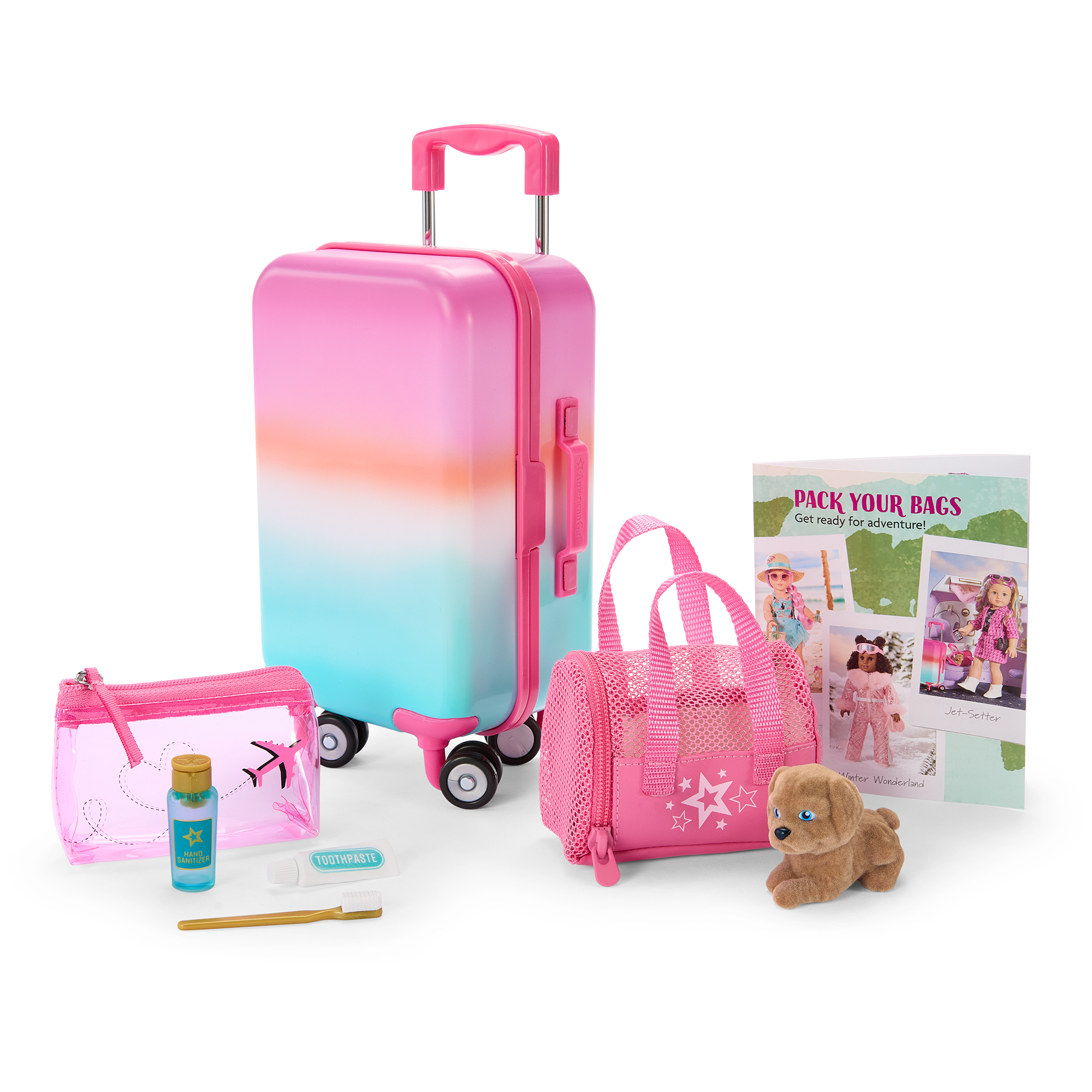 Packed with Fun Luggage Set for 18-inch Dolls F7
