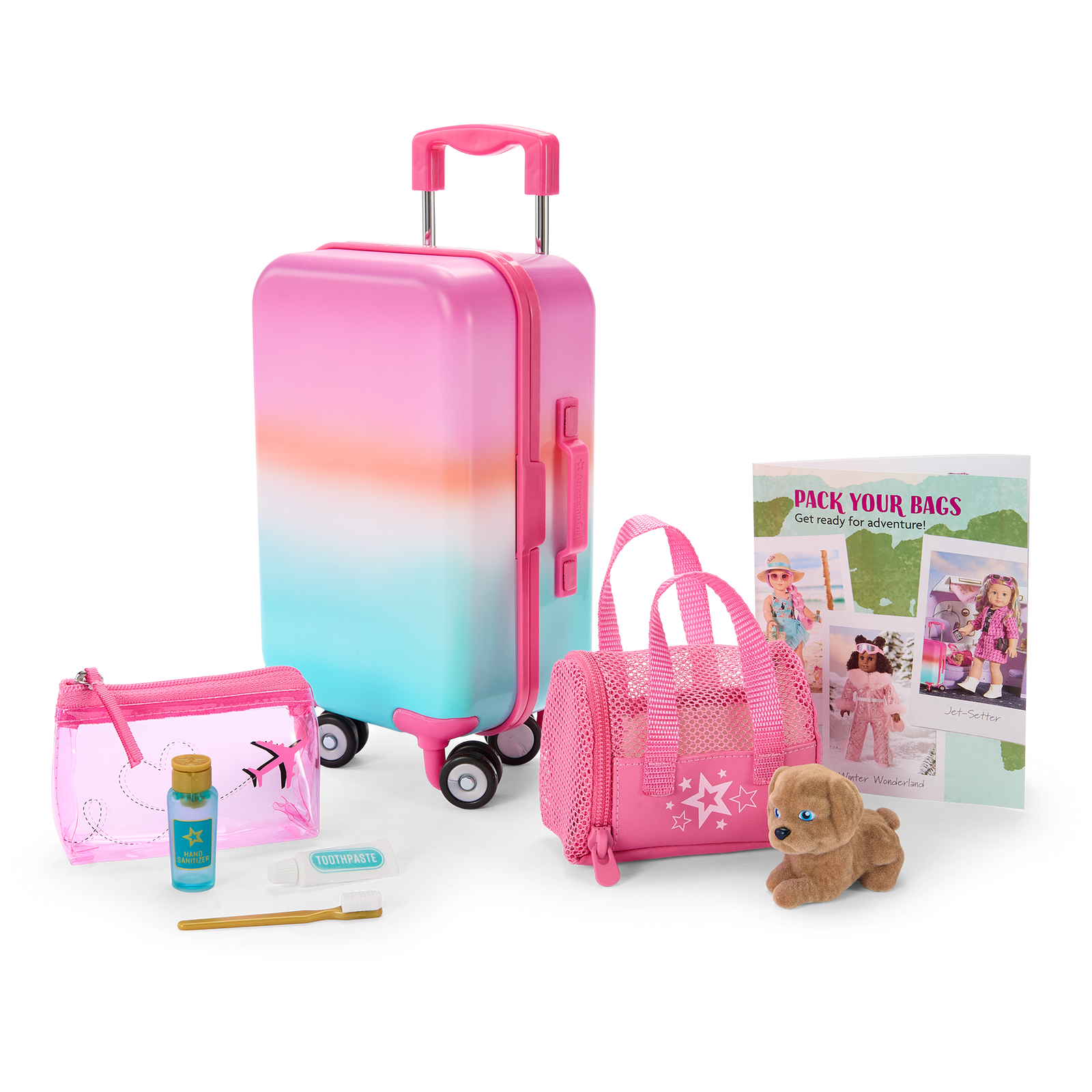 Packed with Fun Luggage Set for 18-inch Dolls C9