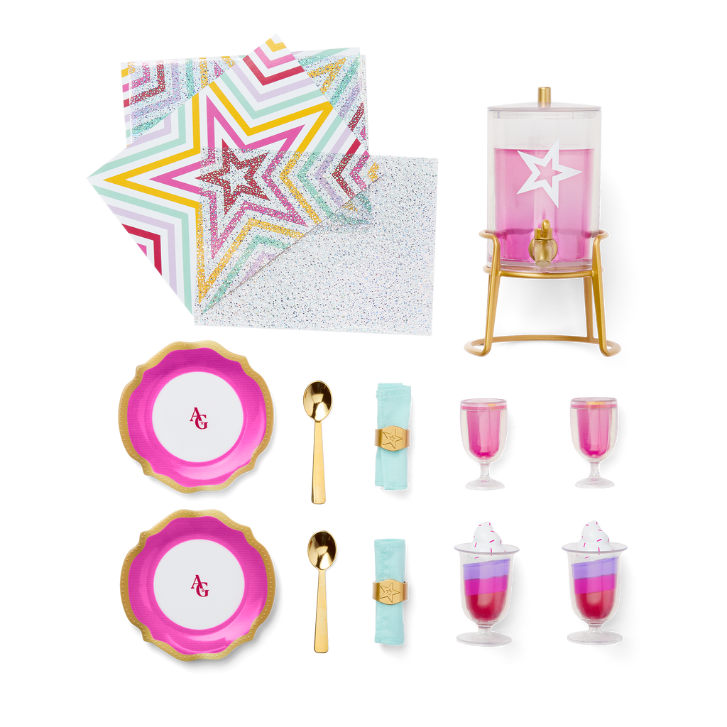 Kitchen Table for Two Set for 18-inch Dolls D0