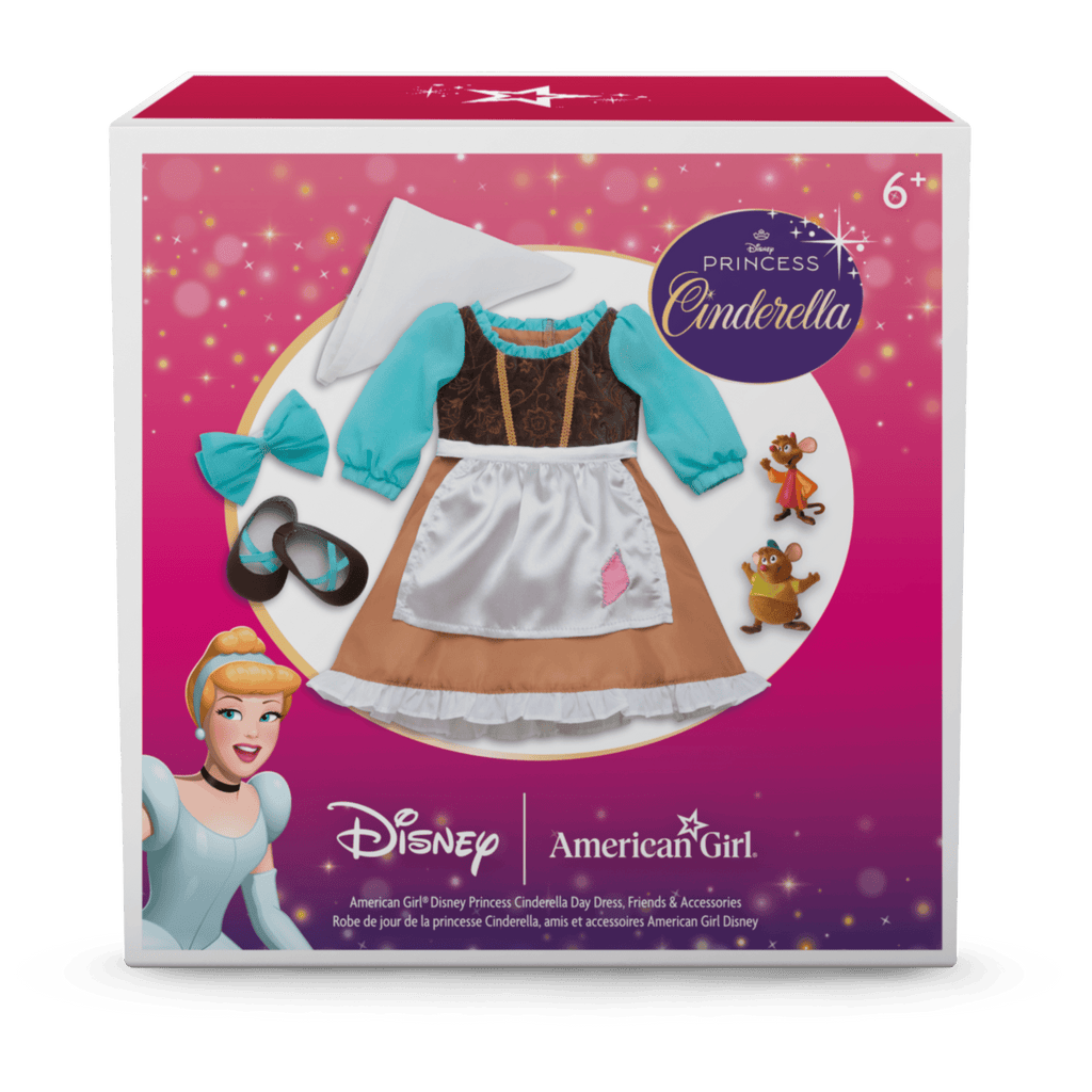 American Girl® Disney Princess Cinderella Day Dress, Friends & Accessories for 18-inch Dolls E1