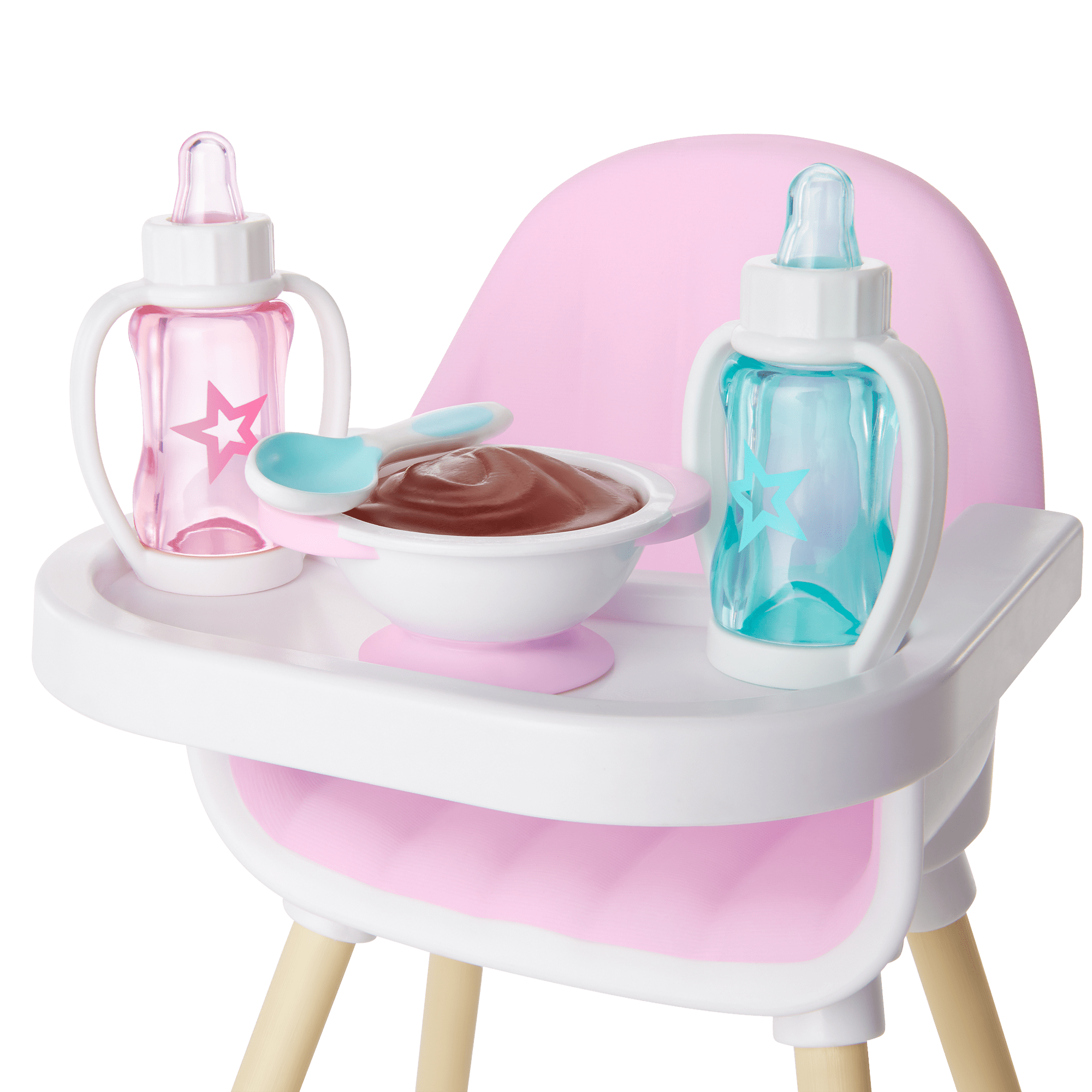 Little Bitty Baby™ Layette & High Chair Set for 7.75-inch Dolls F4