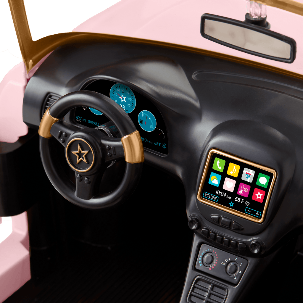 American Girl® RC Sports Car—Pink D2