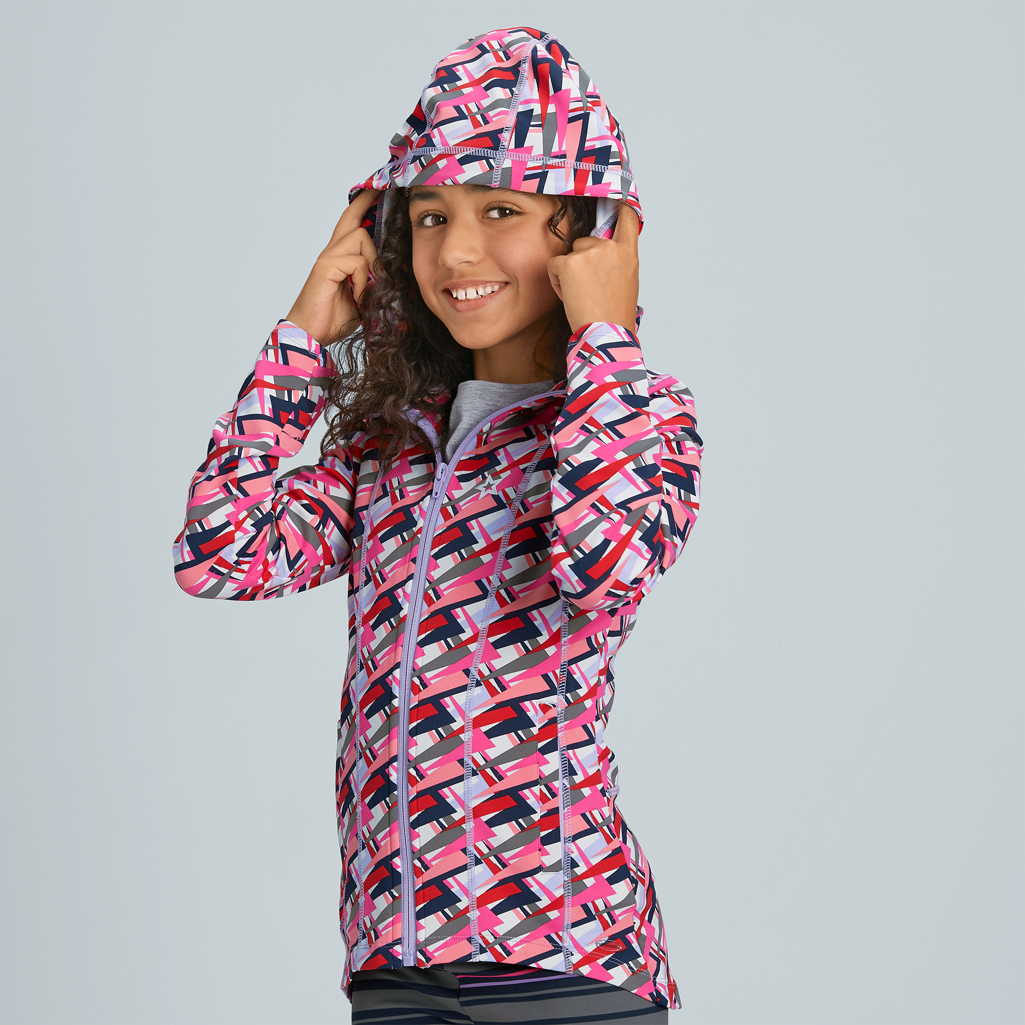 Feeling Fierce Print Jacket for Girls C4