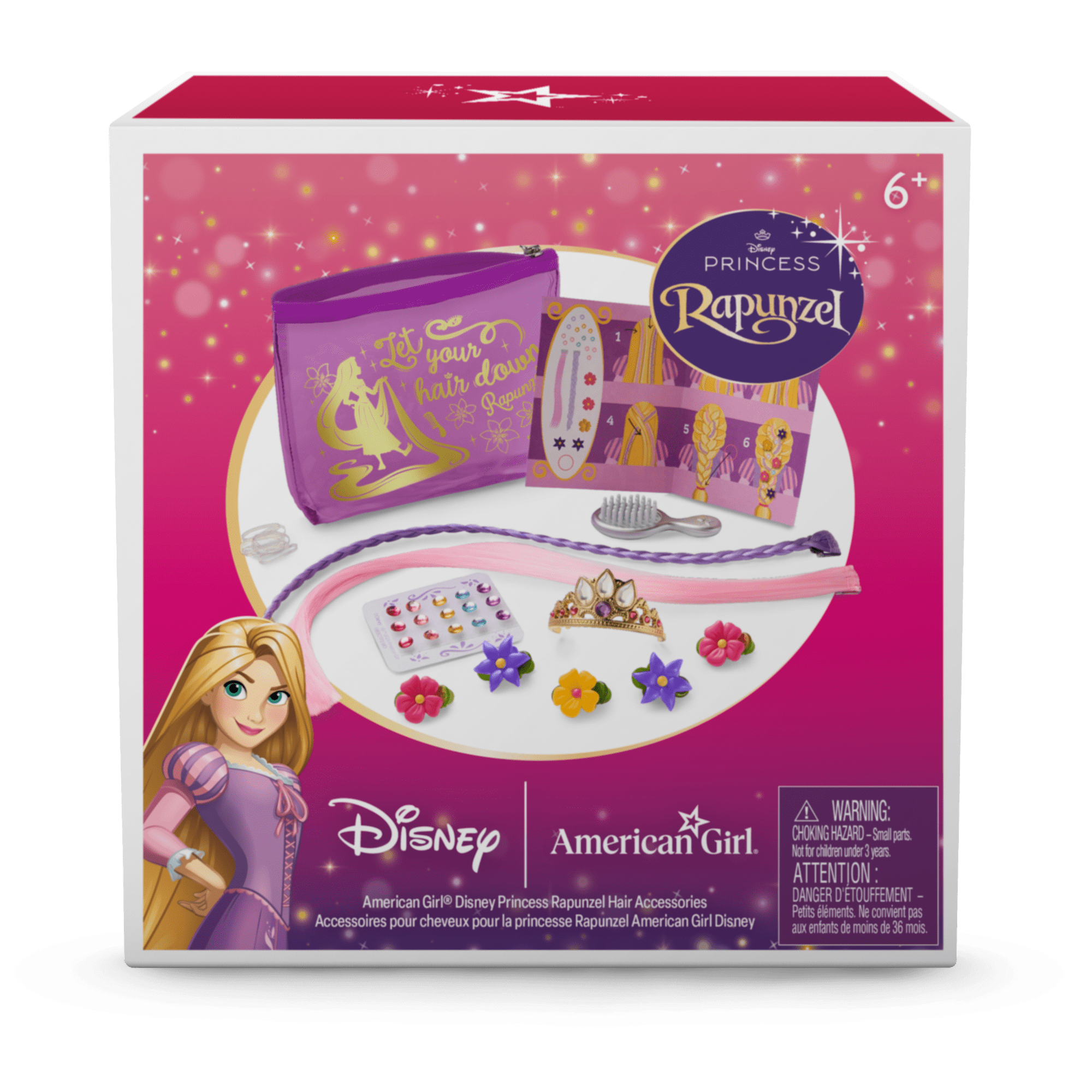 American Girl® Disney Princess Rapunzel Hair Accessories for 18-inch Dolls B2