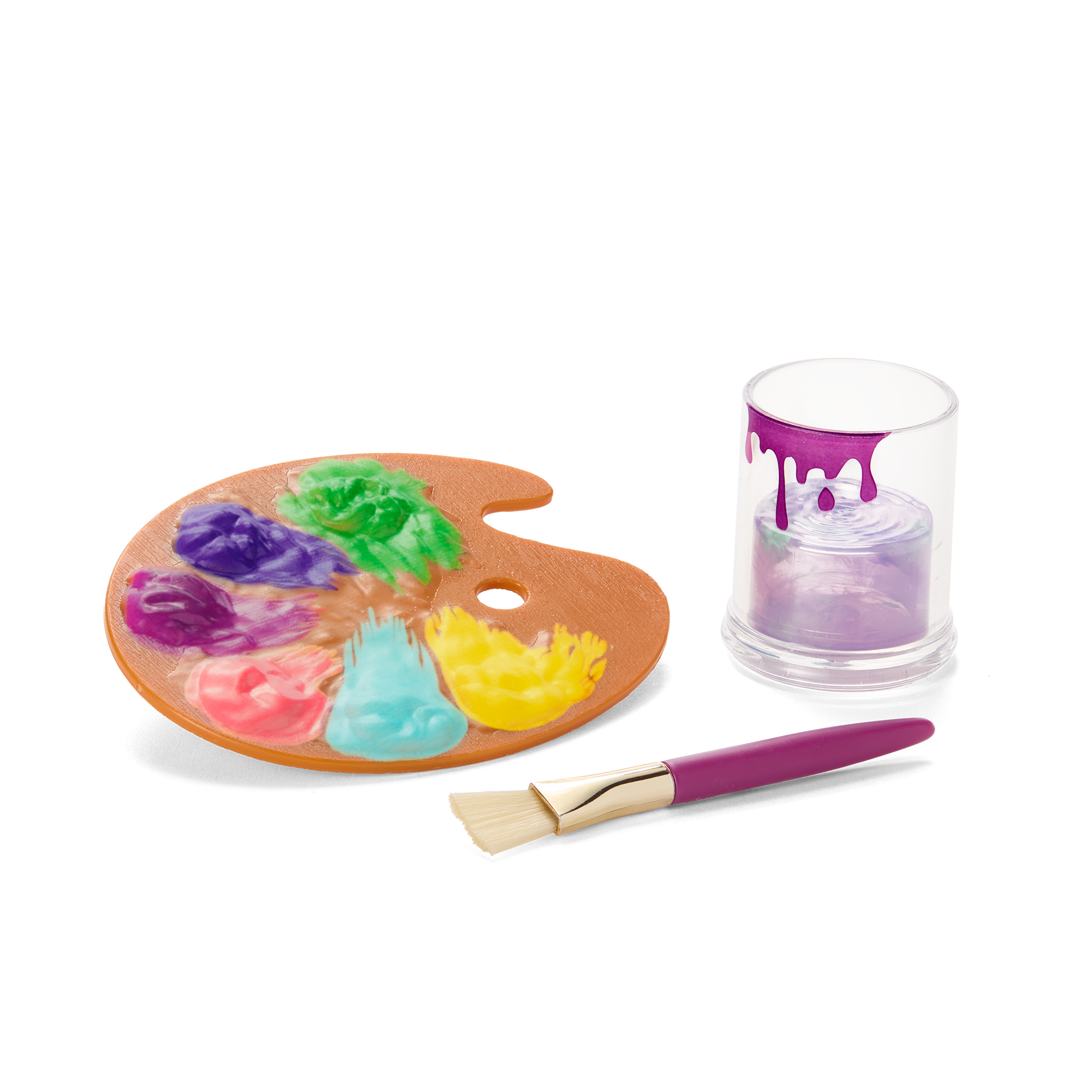 American Girl® Disney Princess Rapunzel Painting Accessories & Pascal for 18-inch Dolls C4