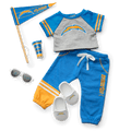 American Girl® x NFL Los Angeles Chargers Fan Outfit & Accessories for 18-inch Dolls F9