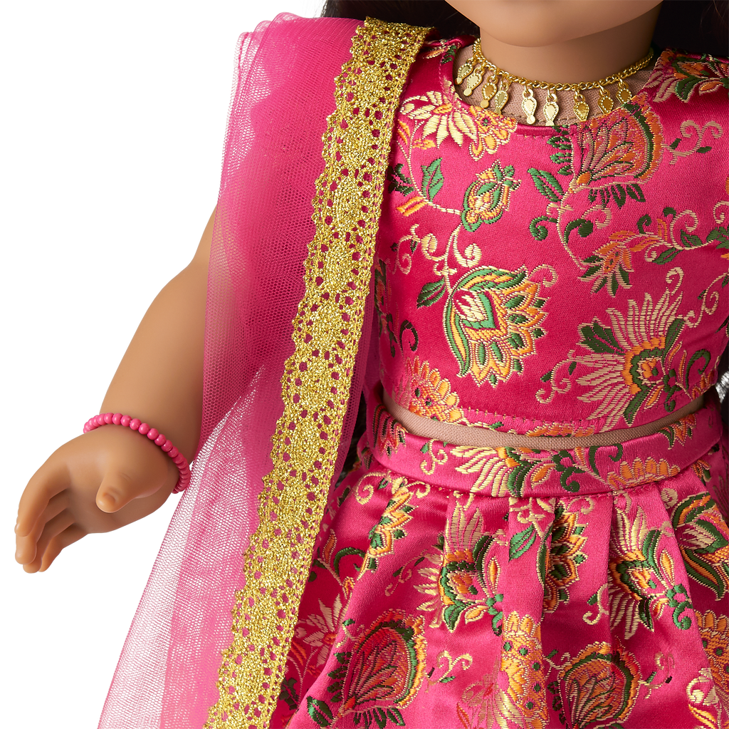 Diwali Celebration Outfit for 18-inch Dolls F8