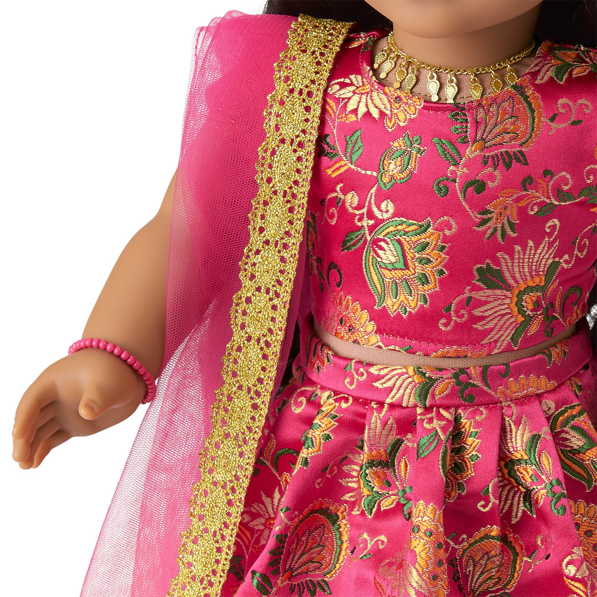 Diwali Celebration Outfit for 18-inch Dolls F8