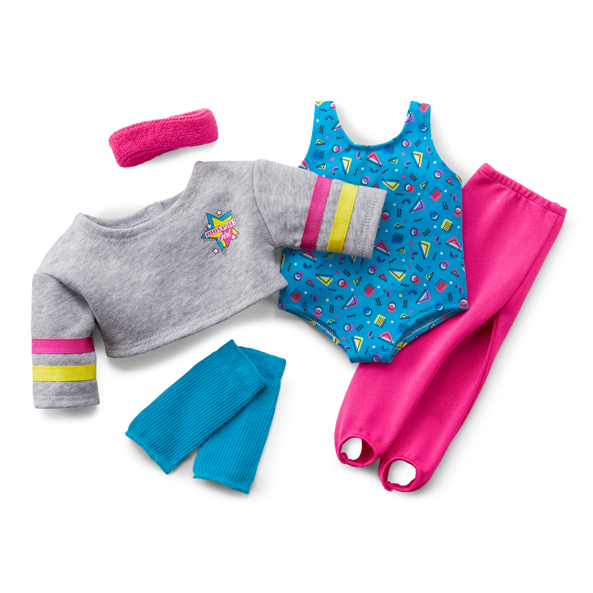 Courtney's™ Fitness Outfit for 18-inch Dolls (Historical Characters) E1