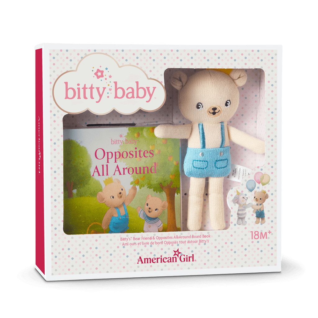 Bitty’s™ Bear Friend & Opposites All Around Board Book E8