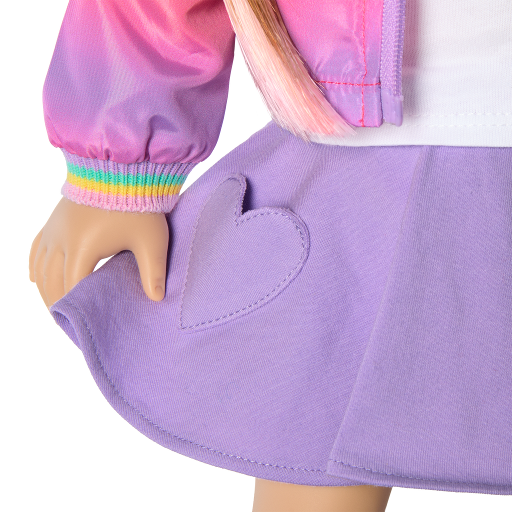 Summer’s™ Waggy Pup Tails™ Outfit for 18-inch Dolls (Girl of the Year™ 2025) F4