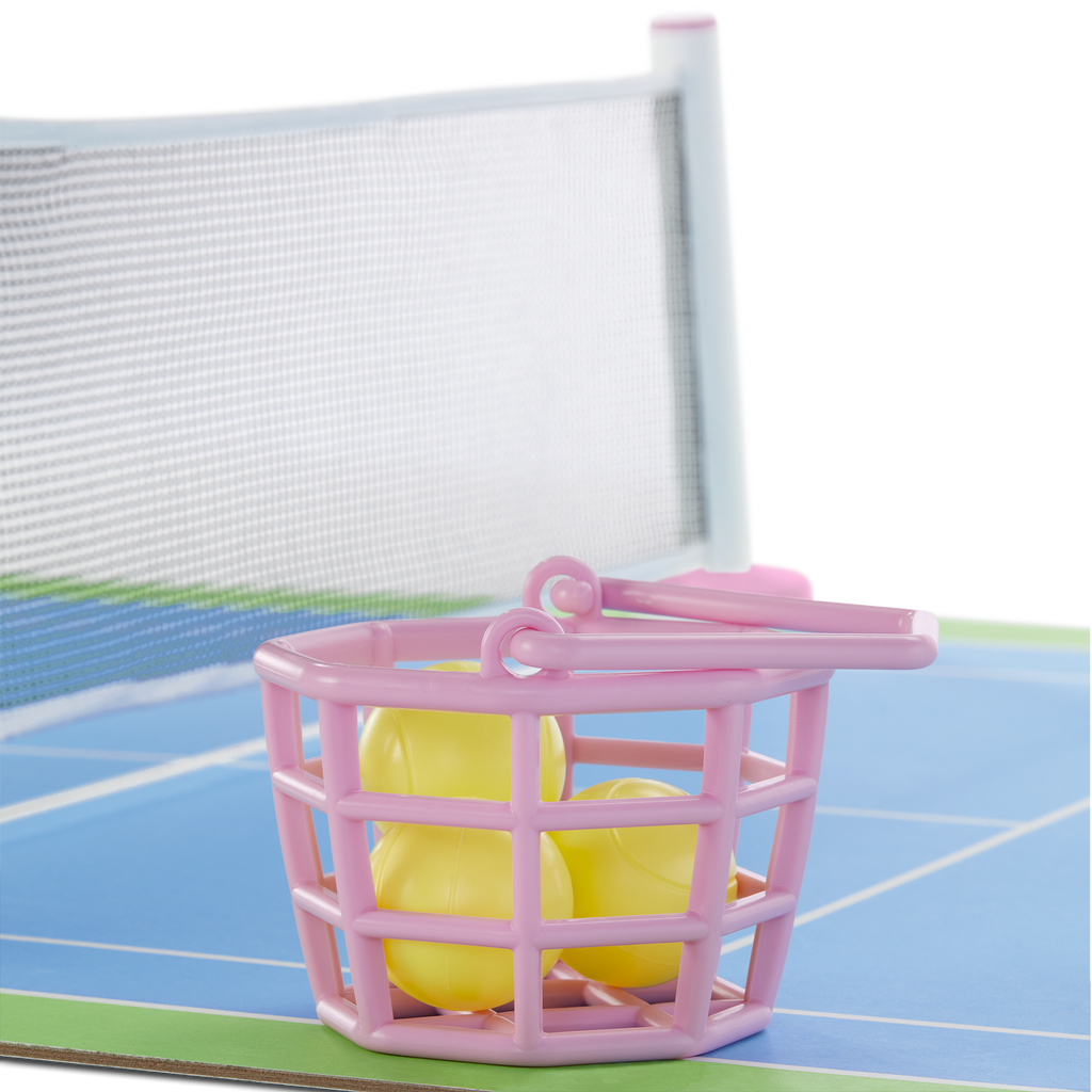 Isabel™ & Nicki's™ 2-in-1 Tennis Court & Skate Spot for 18-inch Dolls (Historical Characters) D0