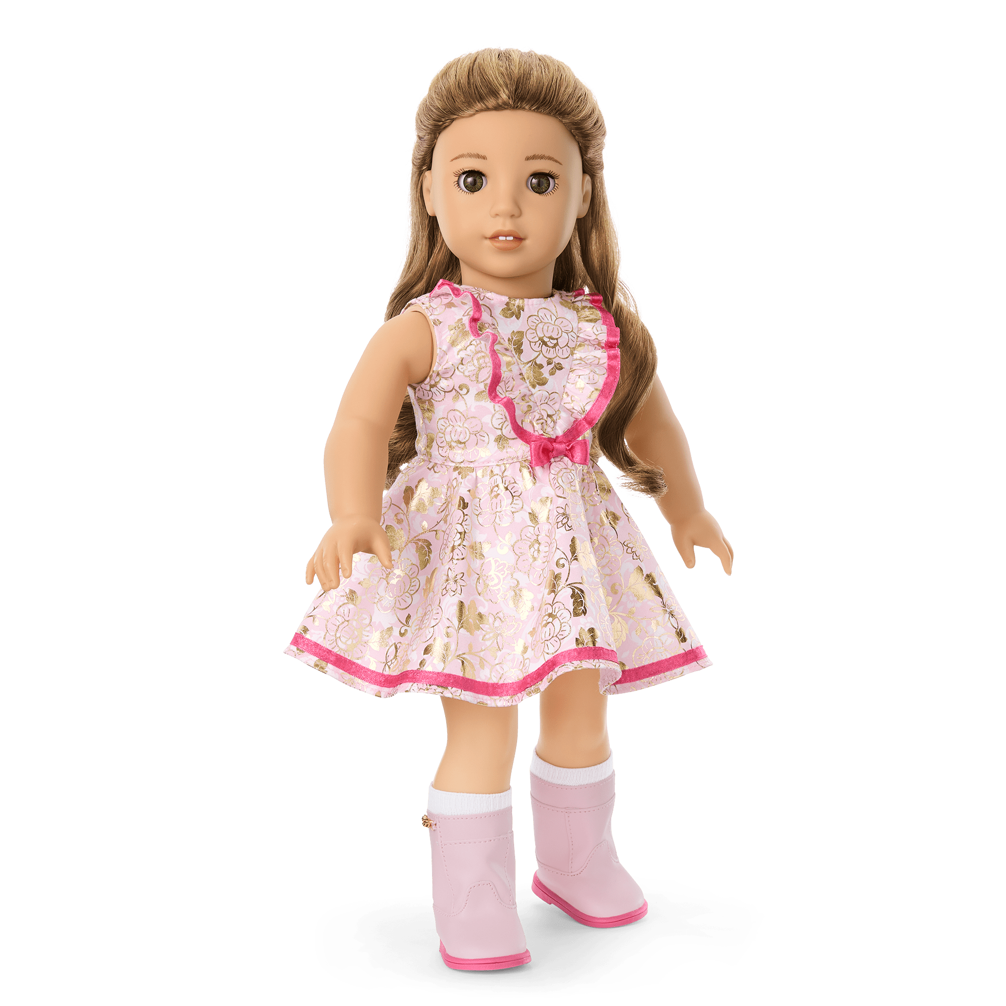 Floral Fashion Outfit for 18-inch Dolls F9