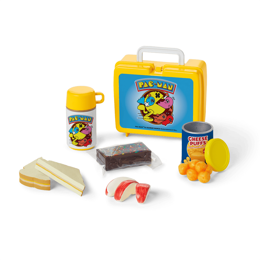 Courtney's™ PAC-MAN™ Lunch Set for 18-inch Dolls (Historical Characters) E9