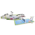 Isabel™ & Nicki's™ 2-in-1 Tennis Court & Skate Spot for 18-inch Dolls (Historical Characters) D0