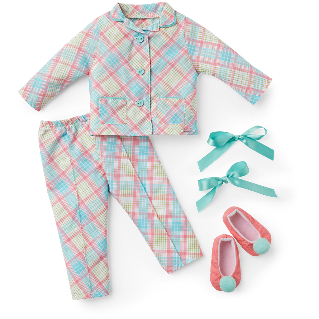 Melody’s™ Plaid Pajamas for 18-inch Dolls (Historical Characters) B4