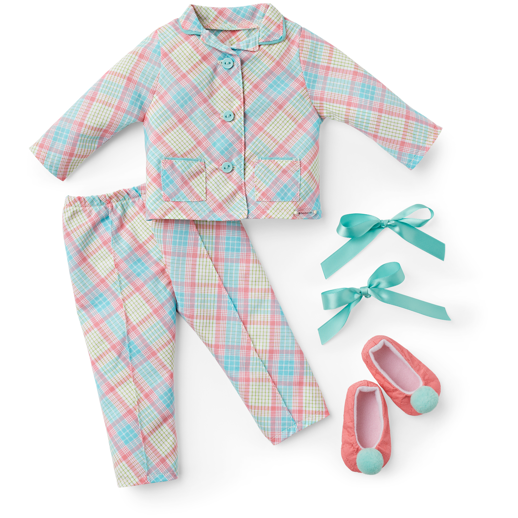 Melody’s™ Plaid Pajamas for 18-inch Dolls (Historical Characters) B4