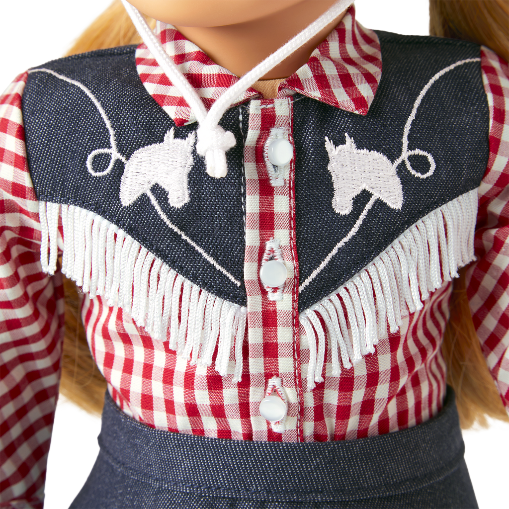 Maryellen's™ Cowgirl Costume for 18-inch Dolls (Historical Characters) A2