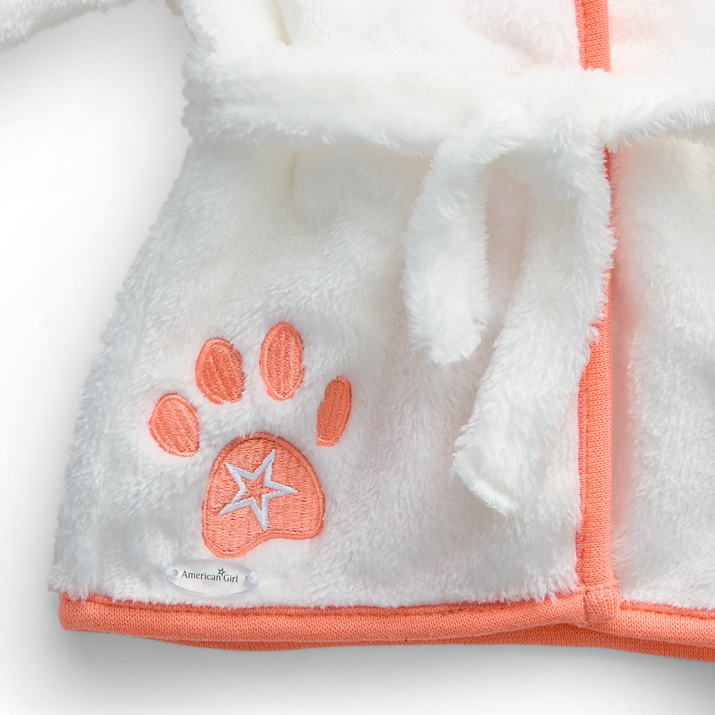 Comfy Puppy Robe Set for Girls & 18-inch Dolls D9