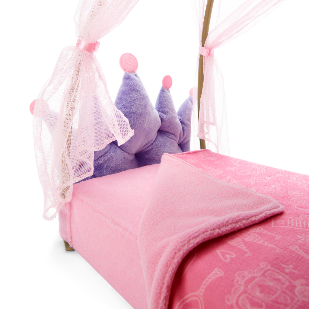 Royal Canopy Bed for WellieWishers™ Dolls D0