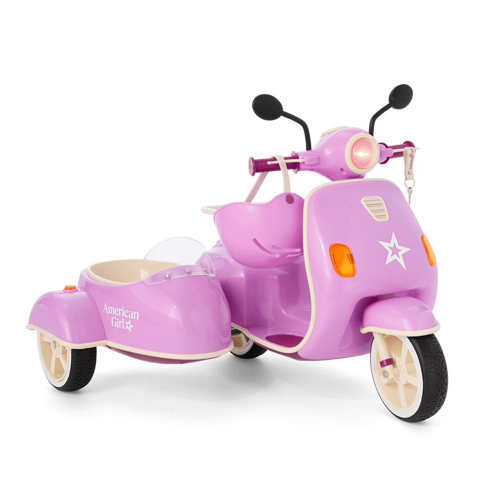 Hit the Road Scooter & Sidecar for 18-inch Dolls C9