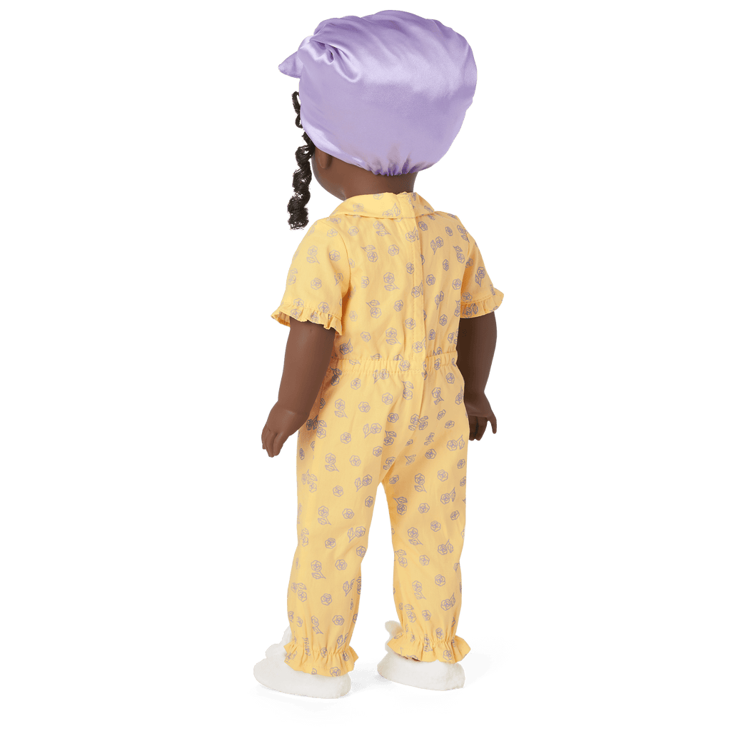 Claudie's™ Yellow Bloom Pajamas for 18-inch Dolls (Historical Characters) B6