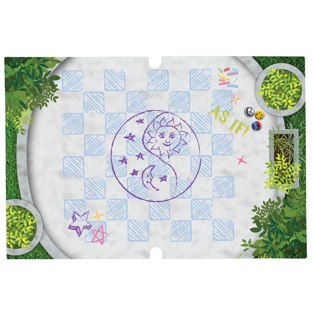 Isabel™ & Nicki's™ 2-in-1 Tennis Court & Skate Spot for 18-inch Dolls (Historical Characters) D0