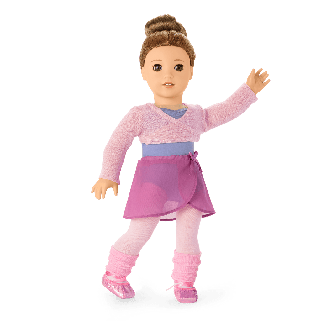 Plié Away Ballet Practice Outfit for 18-inch Dolls D2
