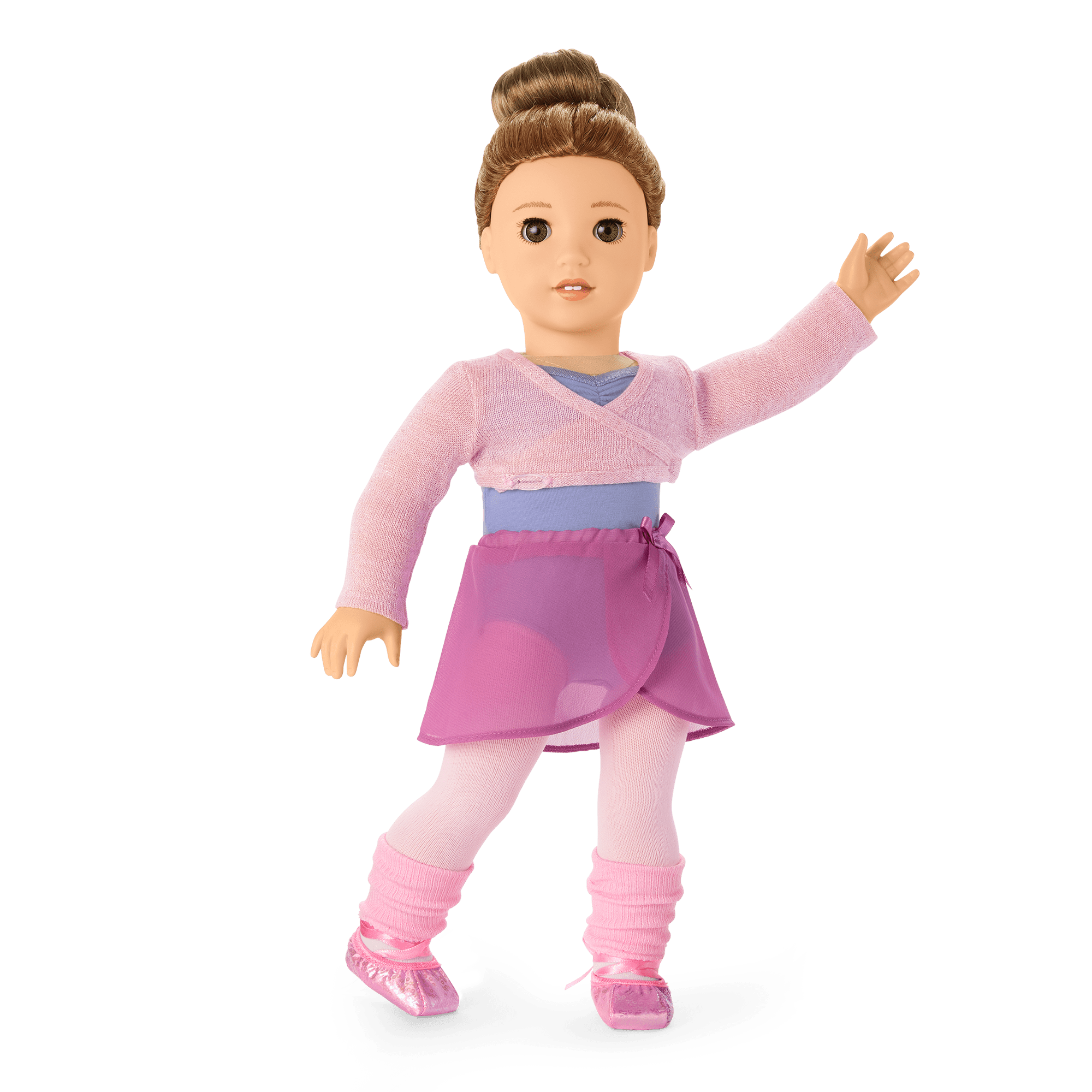 Plié Away Ballet Practice Outfit for 18-inch Dolls F9