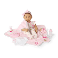 Bitty Baby® Doll #4 with black hair Care & Play Set B0
