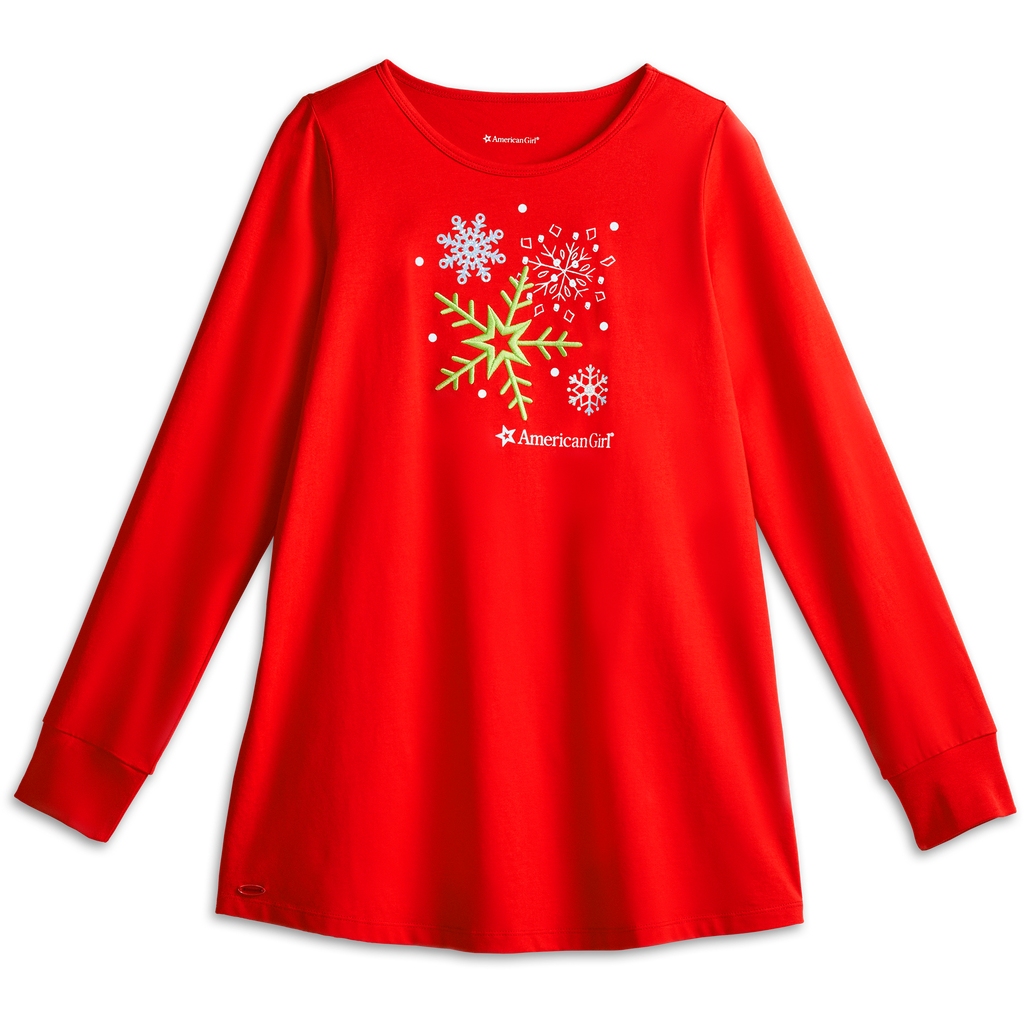 Holiday Dreams Pajama Top for Women D7