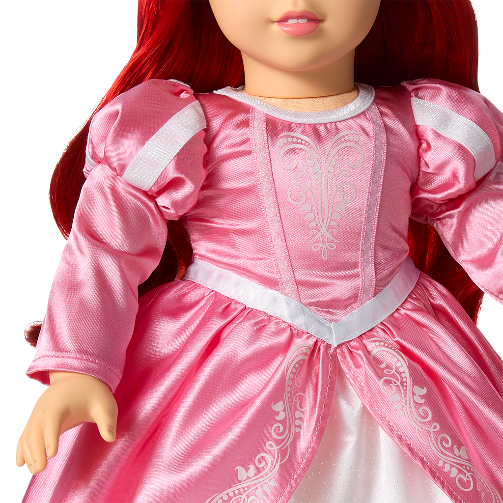 American Girl® Disney Princess Ariel Castle Ball Gown, Sebastian & Accessories for 18-inch Dolls B1