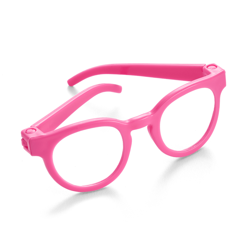 Petal-Pink Glasses for 18-inch Dolls F1