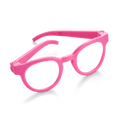 Petal-Pink Glasses for 18-inch Dolls F1