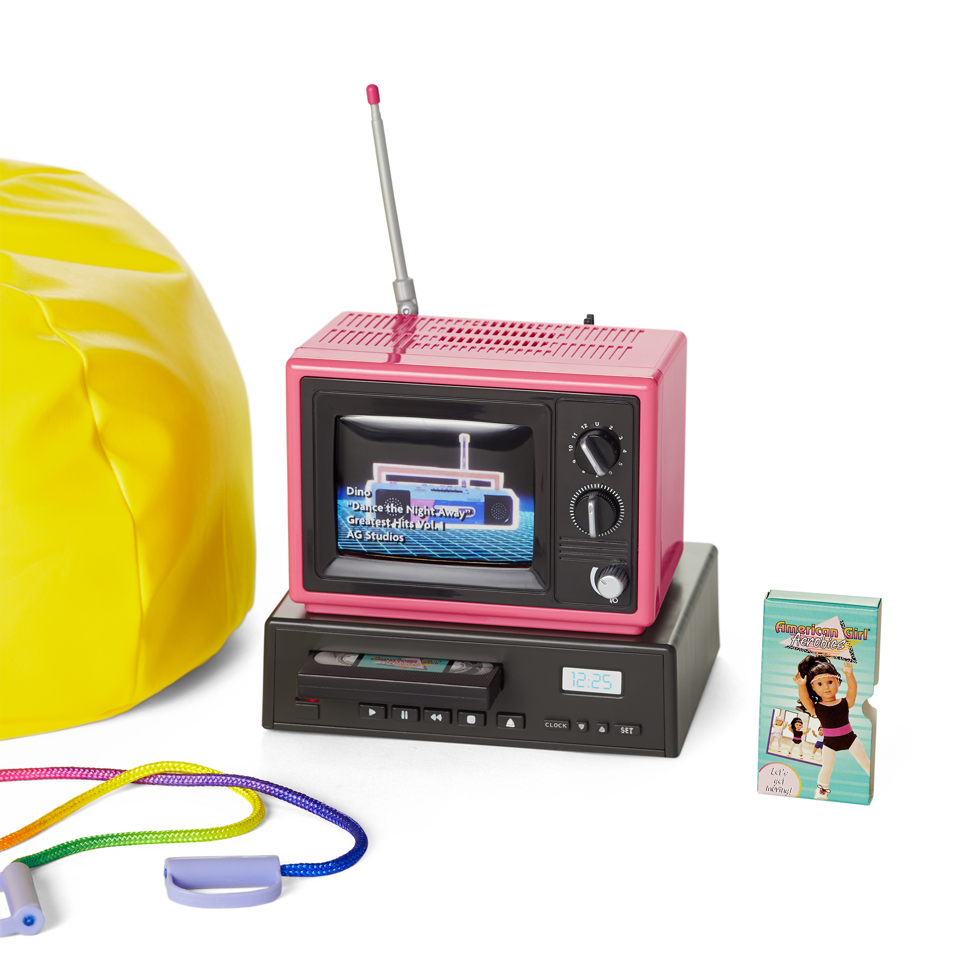 Courtney‘s™ TV & Fitness Accessories for 18-inch Dolls (Historical Characters) B0