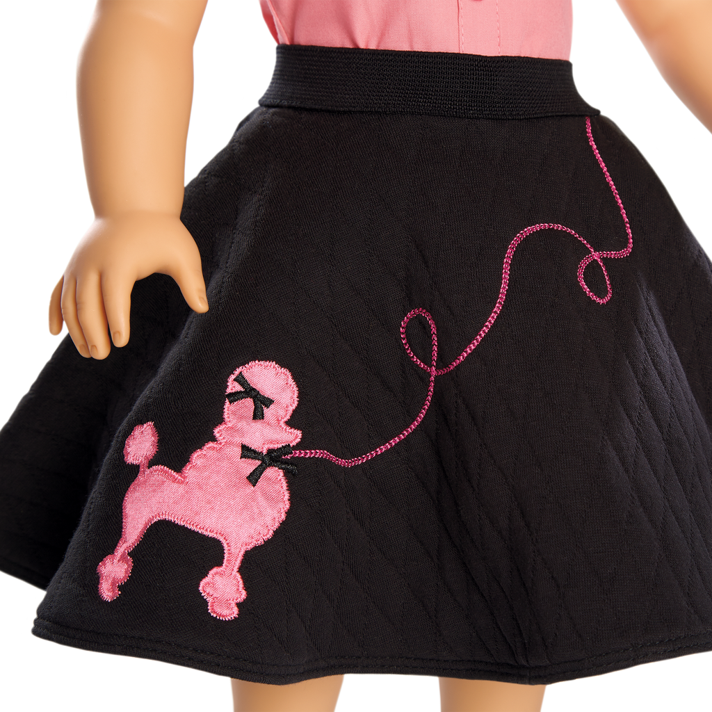 Maryellen's™ Poodle Skirt Outfit for 18-inch Dolls (Historical Characters) A8
