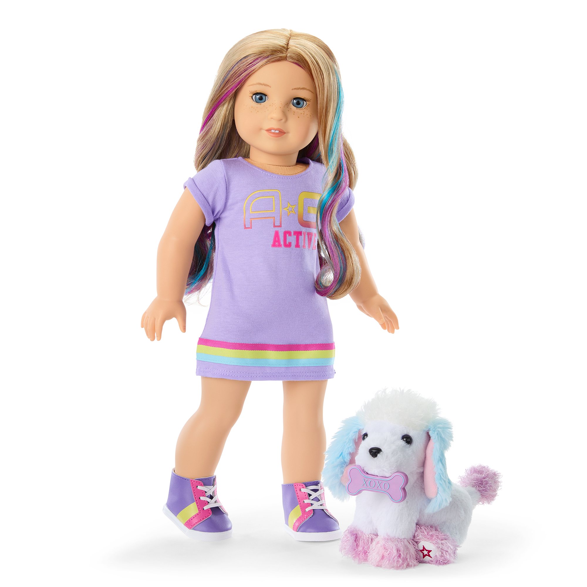 Tropical Taffy Poodle™ for 18-inch Dolls E8